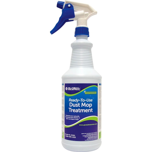 Dust Mop Treatment, RTU, 1 Quart Bottle, 12PK